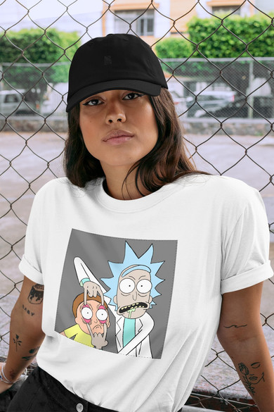 Koszulka z naszywką Rick and Morty 01