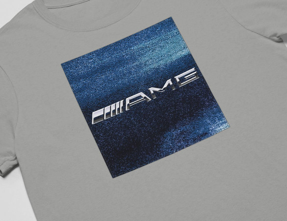 Koszulka z naszywką Mercedes AMG