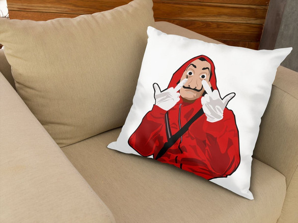 Poduszka Dom z papieru 03