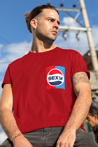 Koszulka z kieszonką SEXY