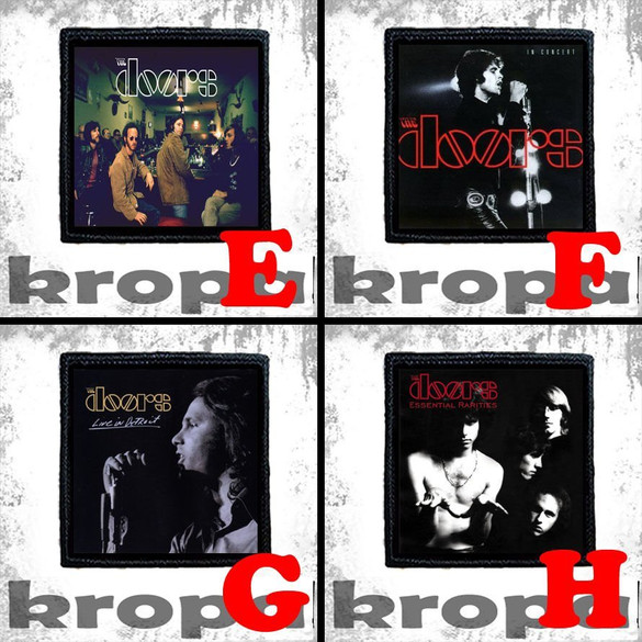 Naszywka THE DOORS 8 X 8 cm Dużo Wzorów!