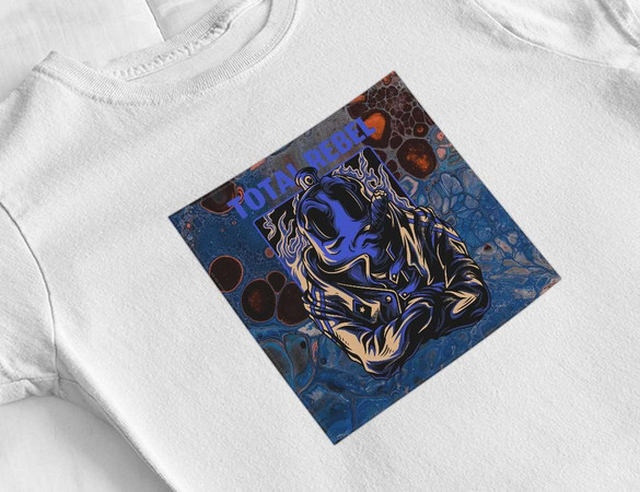 Bluzka damska z naszywką TOTAL REBEL