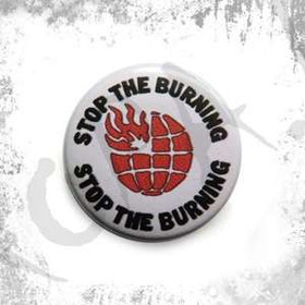 Przypinka  STOP THE BURNING