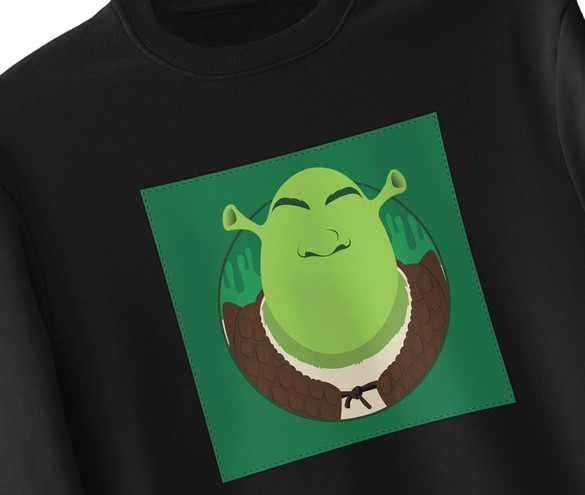 Bluza z naszywką  SHREK