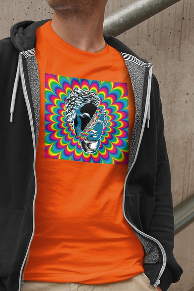 Koszulka z naszywką Psychodelic Athena