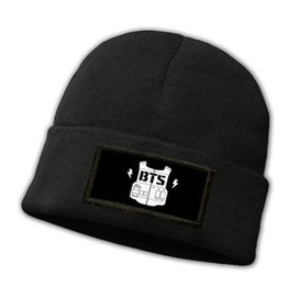 Czapka zimowa z naszywką BTS K-POP LOGO