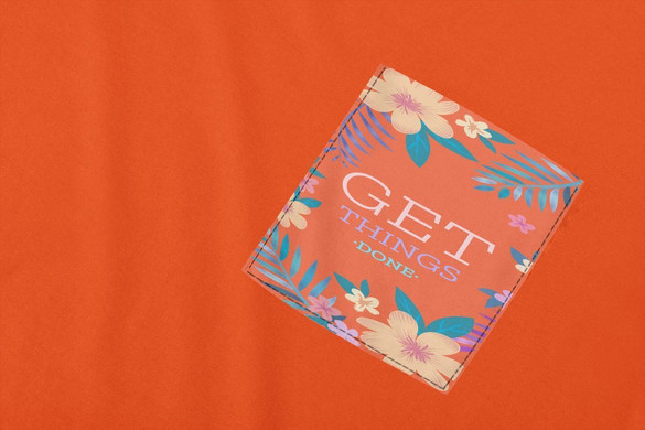 Koszulka z kieszonką GET THINGS