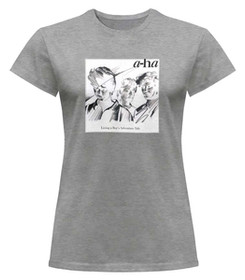 Bluzka damska z naszywką A-HA Living..