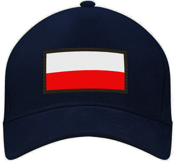 Czapka FLAGA POLSKI bejsbolówka z naszywką
