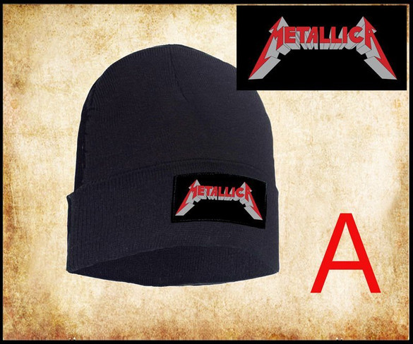 Czapka zimowa z naszywką METALLICA