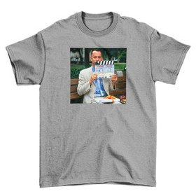 Koszulka z naszywką Forrest G. first scene