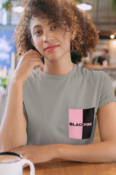 Koszulka z kieszonką BLACKPINK 02