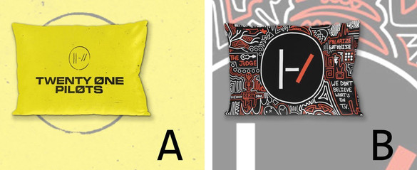 Poduszka 21 TWENTY ONE PILOTS 60x40cm WZORY