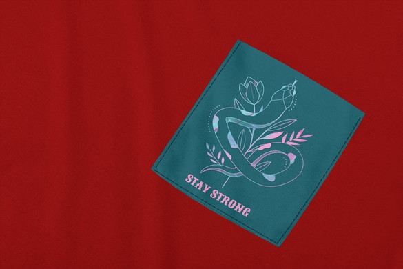 Koszulka z kieszonką STAY STRONG