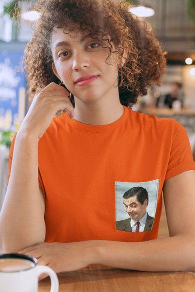 Koszulka z kieszonką JAŚ FASOLA MR BEAN