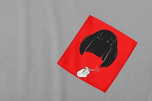 Koszulka z kieszonką PULP FICTION MIA