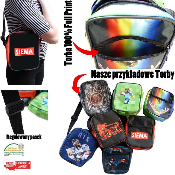 Torba Listonoszka METALLICA- OUTLET