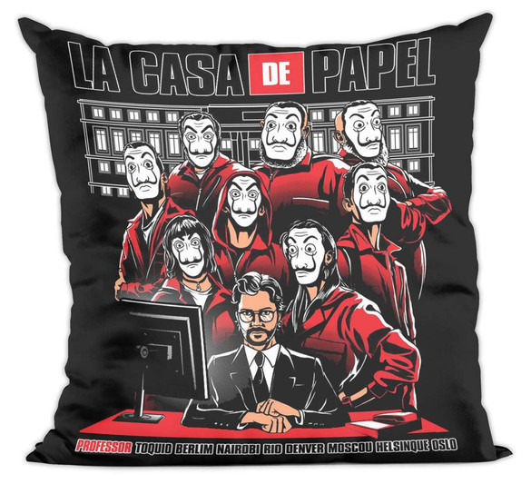 Poduszka Dom z papieru 02