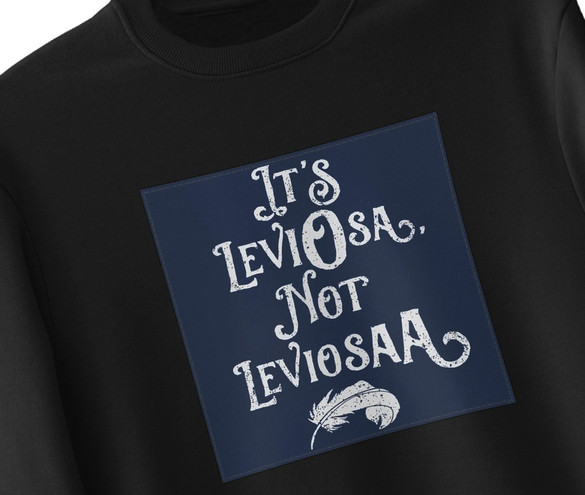 Bluza z naszywką  Harry Potter leviosa