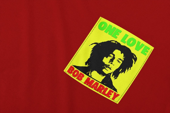 Koszulka z kieszonką BOB MARLEY ONE LOVE