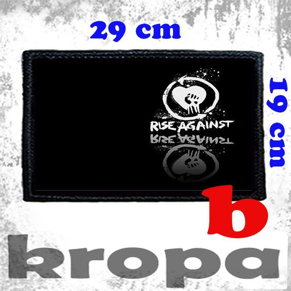 Naszywka duża na ubranie RISE AGAINST