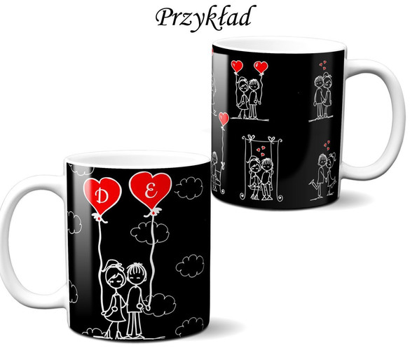 Kubek na Walentynki DODAJ NAPIS!