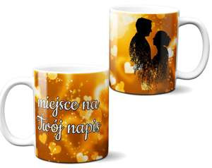 Kubek na Walentynki DODAJ NAPIS!