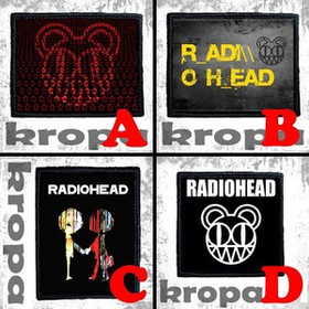Naszywka RADIOHEAD 8 X 8 cm Dużo Wzorów!