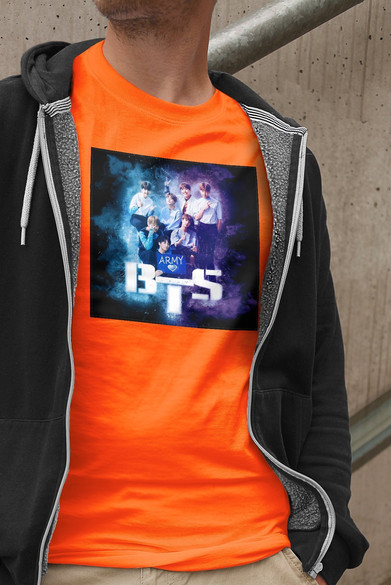 Koszulka z naszywką BTS Army 01