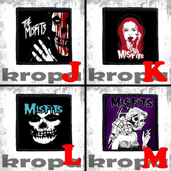 Naszywka MISFITS 8 X 8 cm Dużo Wzorów!