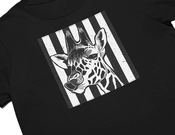 Koszulka z naszywką Giraffe/ żyrafa