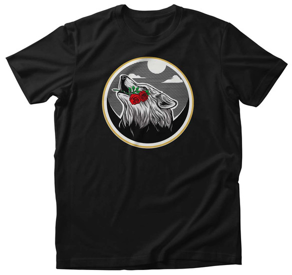 Koszulka WILK I RÓŻA WOLF AND ROSE