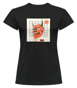 Bluzka damska z naszywką Red devil