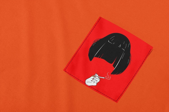 Koszulka z kieszonką PULP FICTION MIA