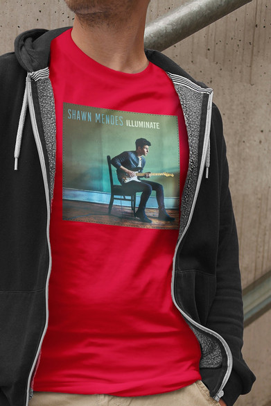 Koszulka z naszywką Shawn Mendes 06