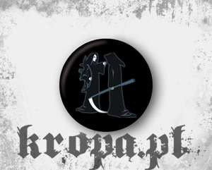 Przypinka NOWOCZESNA KOSTUCHA 02