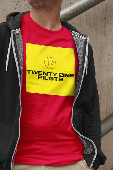 Koszulka z naszywką Twenty One Pilots 01