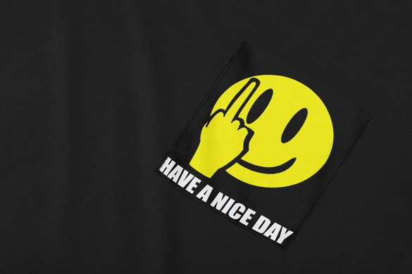Koszulka z kieszonką Have a nice day