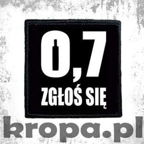 Naszywka 0,7 ZGŁOŚ SIĘ