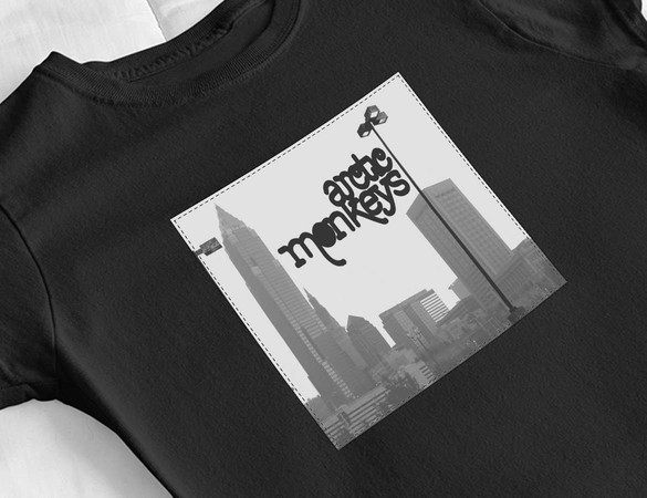 Bluzka damska z naszywką Arctic Monkeys 02