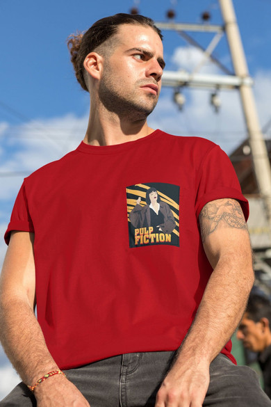 Koszulka z kieszonką PULP FICTION MIA