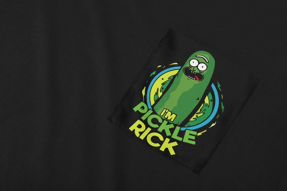 Koszulka z kieszonką RICK AND MORTY