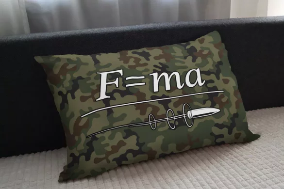 Poduszka dla strzelca F= ma 60x40cm