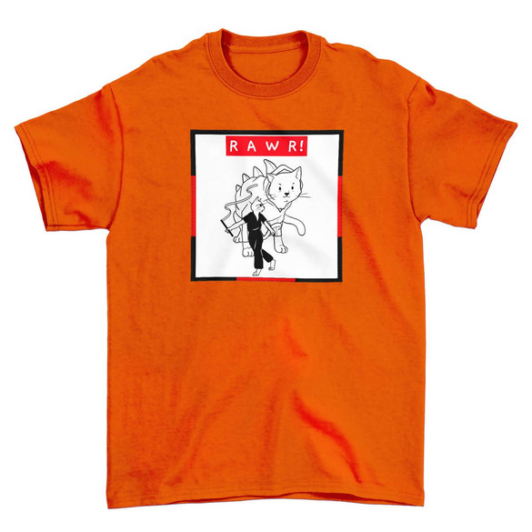 Koszulka z naszywką RAWR !
