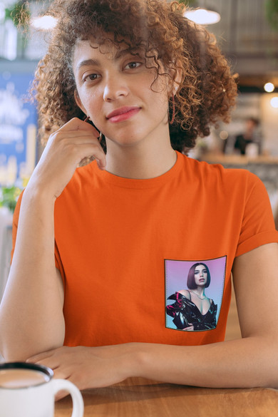 Koszulka z kieszonką DUA LIPA