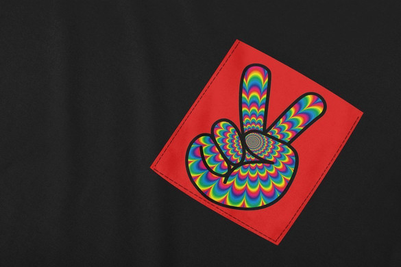 	Koszulka z kieszonką PEACE