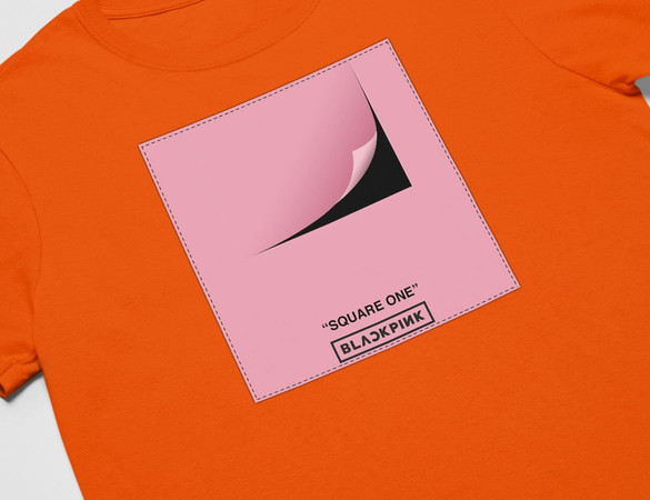 Koszulka z naszywką BlackPink Square one