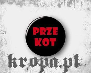Przypinka PRZE KOT