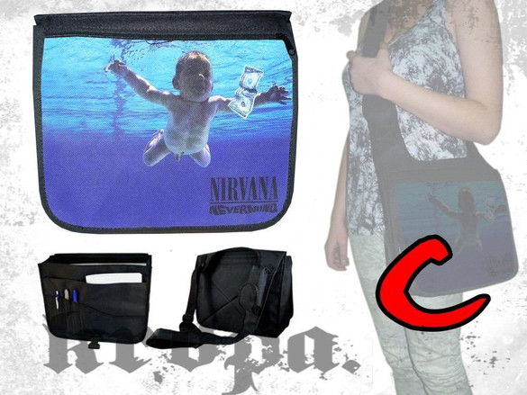 Torba szkolna na ramię NIRVANA