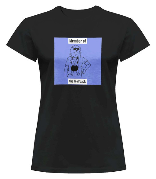 Bluzka damska z naszywką Member of the Wolfpack